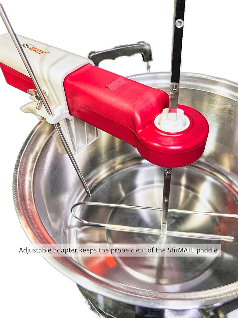 STIRMATE Culinary Thermometer – Digital Candy & Deep Fry Stainless Probe with Pot Clip and Adapter - Image 4